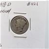 Image 1 : 1918-D Mercury Dime