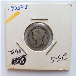 1925-S Mercury Dime