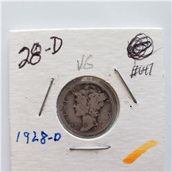 1928-D Mercury Dime