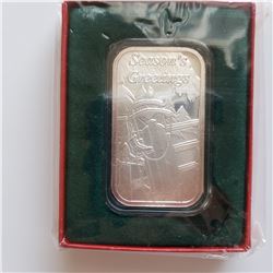 1 Oz Silver Season's Greeting