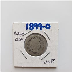 1899-O Barber Dime