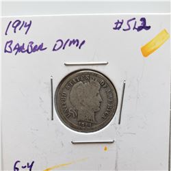 1914 Barber Dime