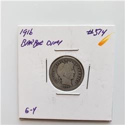 1916 Barber Dime