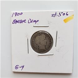 1900 Barber Dime