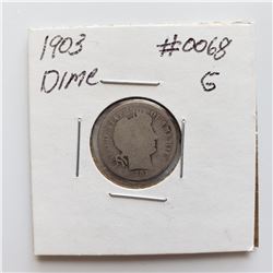 1903 Barber Dime
