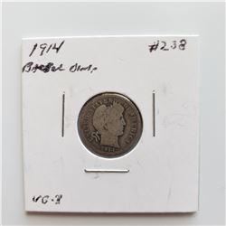 1914 Barber Dime