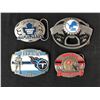 Image 1 : SISKIYOU LIMITED EDITION BELT BUCKLES LOT (HOCKEY/ FOOTBALL)