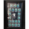 Image 1 : 2010 VANCOUVER OLYMPICS FRAMED SPORTS EVENTS CARDS (24" X 36")