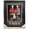 Image 1 : BOBBY & DENNIS HULL SIGNED 24" X 30" FRAMED PHOTO (GAMEDAY COA)