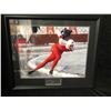 Image 1 : 2010 VANCOUVER OLYMPICS GAETAN BOUCHER SIGNED 26" X 24" FRAMED PHOTO (OFFICIAL PRODUCT)