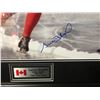 Image 2 : 2010 VANCOUVER OLYMPICS GAETAN BOUCHER SIGNED 26" X 24" FRAMED PHOTO (OFFICIAL PRODUCT)