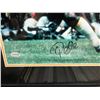 Image 2 : 24 X 30 SIGNED PELE SHADOWBOX PHOTO DISPLAY PSA COA (RARE PHOTO)