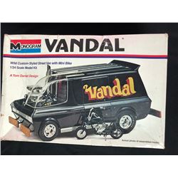 Wild Custom-Styled Street Van With Mini Bike Monogram - 6657 - 1:24 (1972)