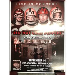 OFFICIAL RED HOT CHILI PEPPERS CONCERT POSTER (VANCOUVER BC)