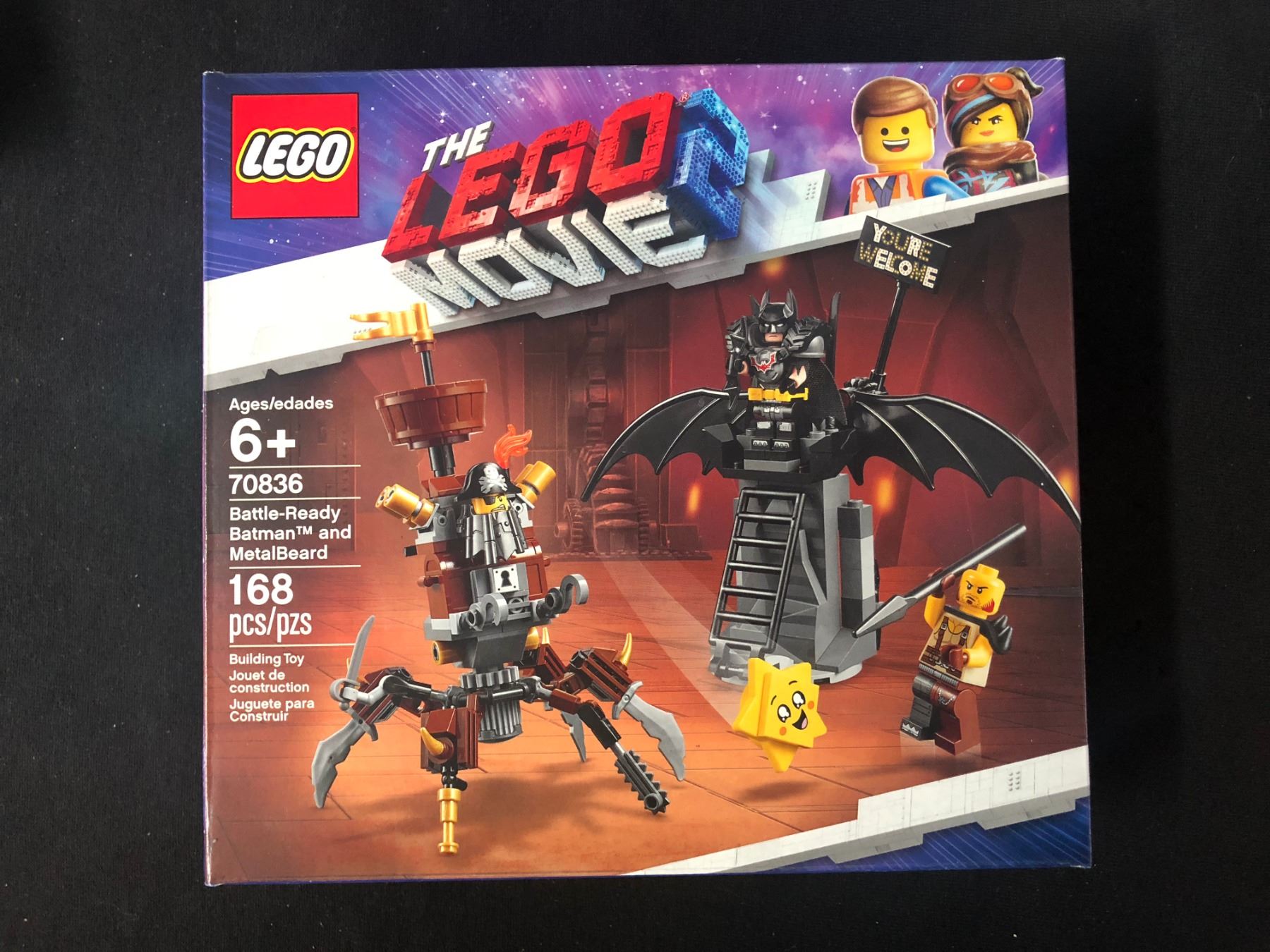 Lego Movie 2 70836 Battle Ready Batman and Metal Beard