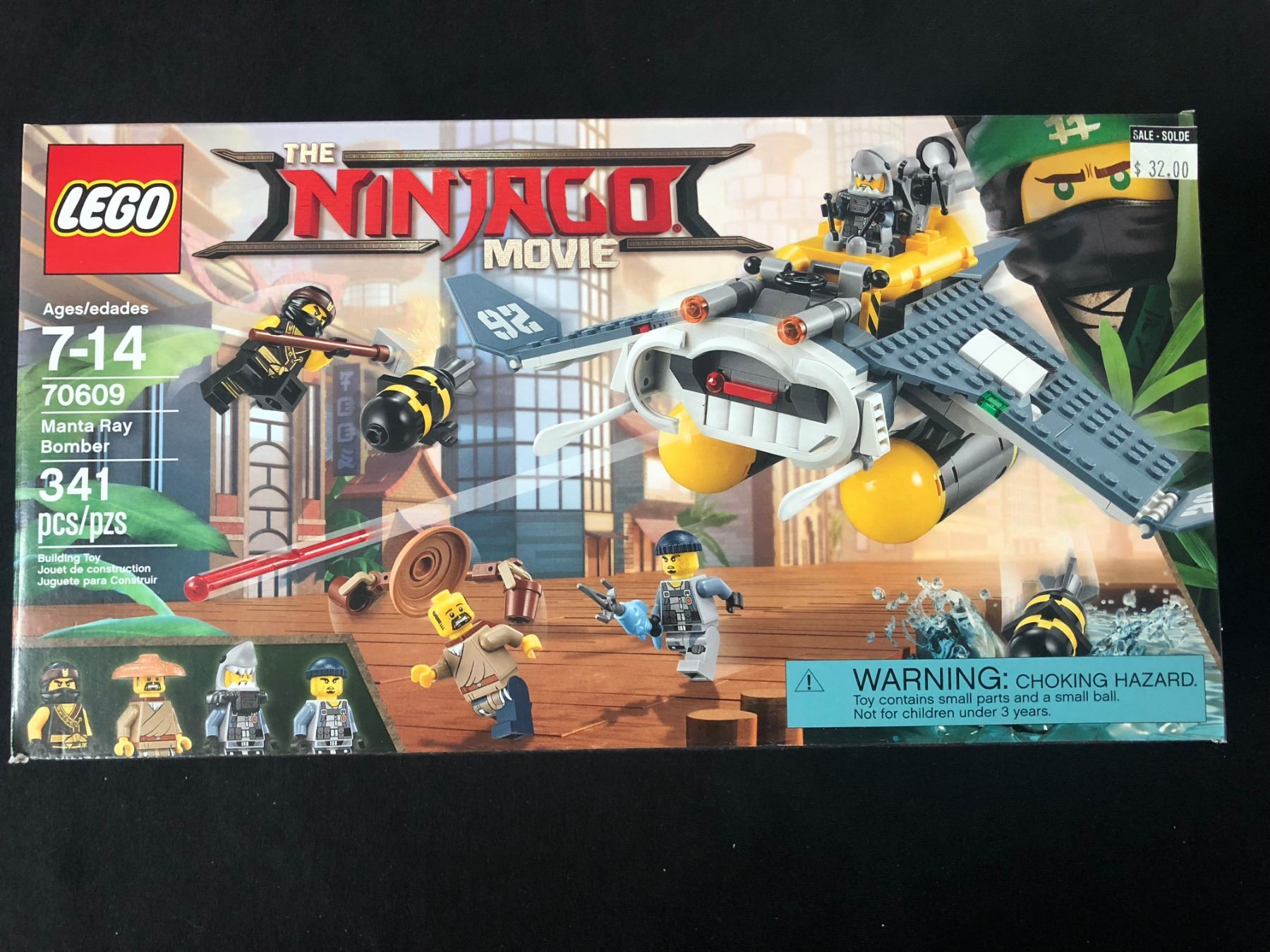 lego ninjago movie manta ray bomber