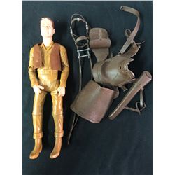 JOHNNY WEST ACTION FIGURE/ ACCESSORIES LOT