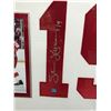 Image 2 : Steve Yzerman Signed Red Wings 35x43 Custom Framed Jersey (JSA COA & Yzerman Hologram)