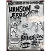 Image 1 : OFFICIAL HANSON BROTHERS CONCERT POSTER (COMMODORE BALLROOM)