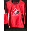 Image 1 : 2004 TEAM CANADA WORLD CUP HOCKEY JERSEY (TEAM SIGNED) W/ CROSBY/IGINLA/ LUONGO/ LECAVALIER 