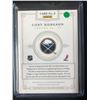 Image 2 : 2012 PANINI #8 CODY HODGOSON GAME WORN MATERIAL & AUTOGRAPHED HOCKEY CARD