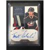 Image 1 : 2012 PANINI #141 TOMAS KUBALIK GAME WORN MATERIAL & AUTOGRAPHED HOCKEY CARD