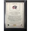 Image 2 : 2012 PANINI #141 TOMAS KUBALIK GAME WORN MATERIAL & AUTOGRAPHED HOCKEY CARD
