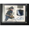 Image 1 : 2012 PANINI #8 CODY HODGSON EVENT WORN MATERIAL & AUTOGRAPHED HOCKEY CARD