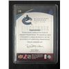 Image 2 : 2009-10 UPPER DECK #S-AX ALEXANDRE BURROWS AUTOGRAPHED HOCKEY CARD