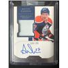 Image 1 : 2012 PANINI #148 ANTON LANDER EVENT WORN MATERIAL & AUTOGRAPHED HOCKEY CARD