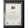Image 2 : 2012 PANINI #165 ZAC RINALDO EVENT WORN MATERIAL & AUTOGRAPHED HOCKEY CARD
