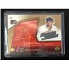 Image 2 : 2005 UPPER DECK #189 JEFF CARTER AUTOGRAPH ROOKIE JERSEY HOCKEY CARD
