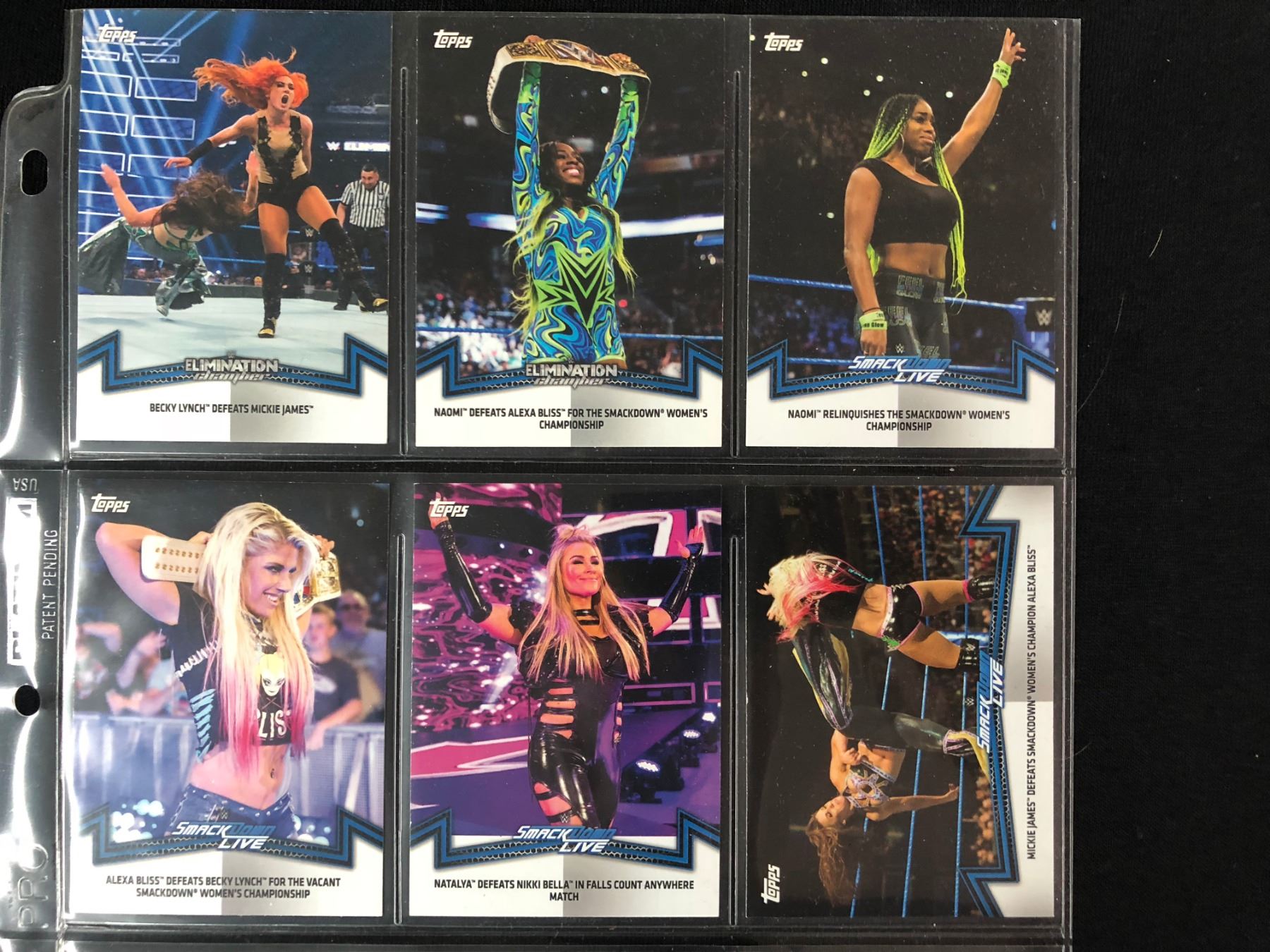 WOMEN WRESTLING TRADING CARDS LOT