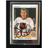 Image 1 : 1990-91 UPPER DECK BRETT HULL AUTOGRAPHED HOCKEY CARD