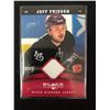 Image 1 : 2006-07 Black Diamond Jerseys Ruby #JJF Jeff Friesen