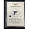 Image 2 : 2012 PANINI #82 ALEX PIETRANGELO GAME WORN MATERIAL & AUTOGRAPHED HOCKEY CARD