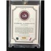 Image 2 : 2012 PANINI PEERLESS PATCHES #21 GABRIEL LANDESKOG GAME WORN MATERIAL & AUTO HOCKEY CARD