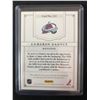 Image 2 : 2012 PANINI #137 CAMERON GAUNCE GAME WORN MATERIAL & AUTOGRAPHED HOCKEY CARD
