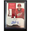Image 1 : 2012 PANINI #146 BRENDAN SMITH EVENT WORN MATERIAL & AUTOGRAPH HOCKEY CARD
