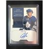Image 1 : 2012 PANINI #176 JAKE GARDINER GAME WORN MATERIAL & AUTOGRAPHED HOCKEY CARD