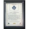 Image 2 : 2012 PANINI #176 JAKE GARDINER GAME WORN MATERIAL & AUTOGRAPHED HOCKEY CARD