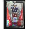 Image 1 : 2008 DONRUSS #220 JOE FLACCO GAME WORN MATERIAL & AUTOGRAPHED FOOTBALL CARD (057/100)