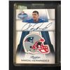 Image 1 : 2010 PANINI PRESTIGE AARON HERNANDEZ HELMET AUTO ROOKIE CARD SP (RARE)