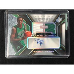 2006-07 UPPER DECK SPx BASKETBALL #145 RAJON RONDO ROOKIE JERSEY AUTOGRAPHED CARD