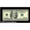Image 1 : Fr. 2175-A* $100 1996 Federal Reserve Note. Extremely