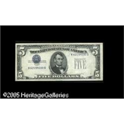Fr. 1655 $5 1953 Silver Certificate About Uncirculate