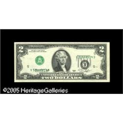 Fr. 1935-E $2 1976 Federal Reserve Note. Extremely Fi