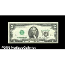 Fr. 1935-L $2 1976 Federal Reserve Note. Extremely Fi
