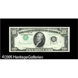 Fr. 2011-G $10 1950A Federal Reserve Note. Choice New