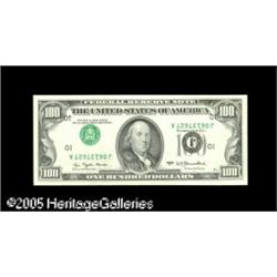 Fr. 2168-J $100 1977 Federal Reserve Note. Gem New.